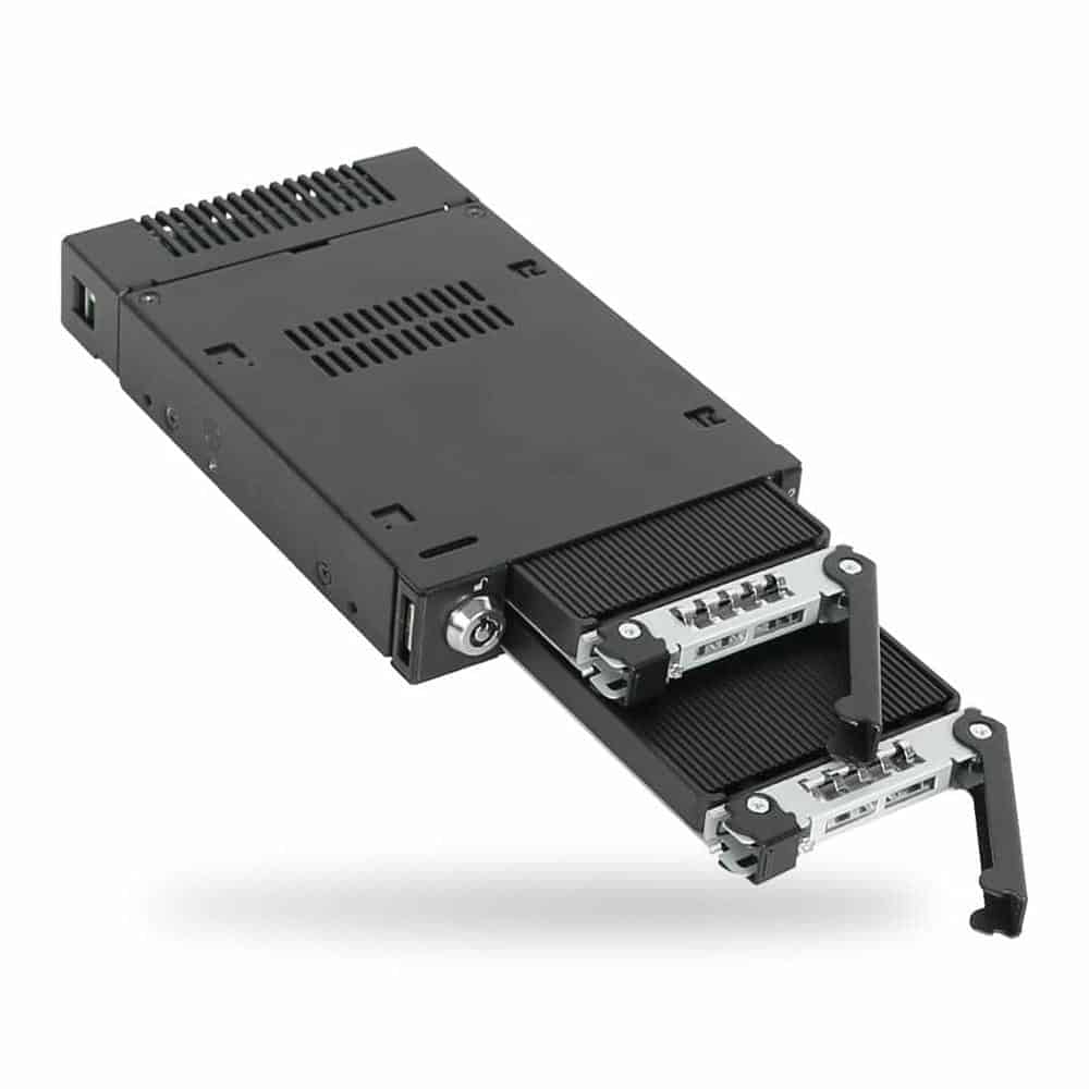 (image for) ICY DOCK ToughArmor 2 Bay M.2 NVMe SSD Mobile Rack For External 3.5" Bay